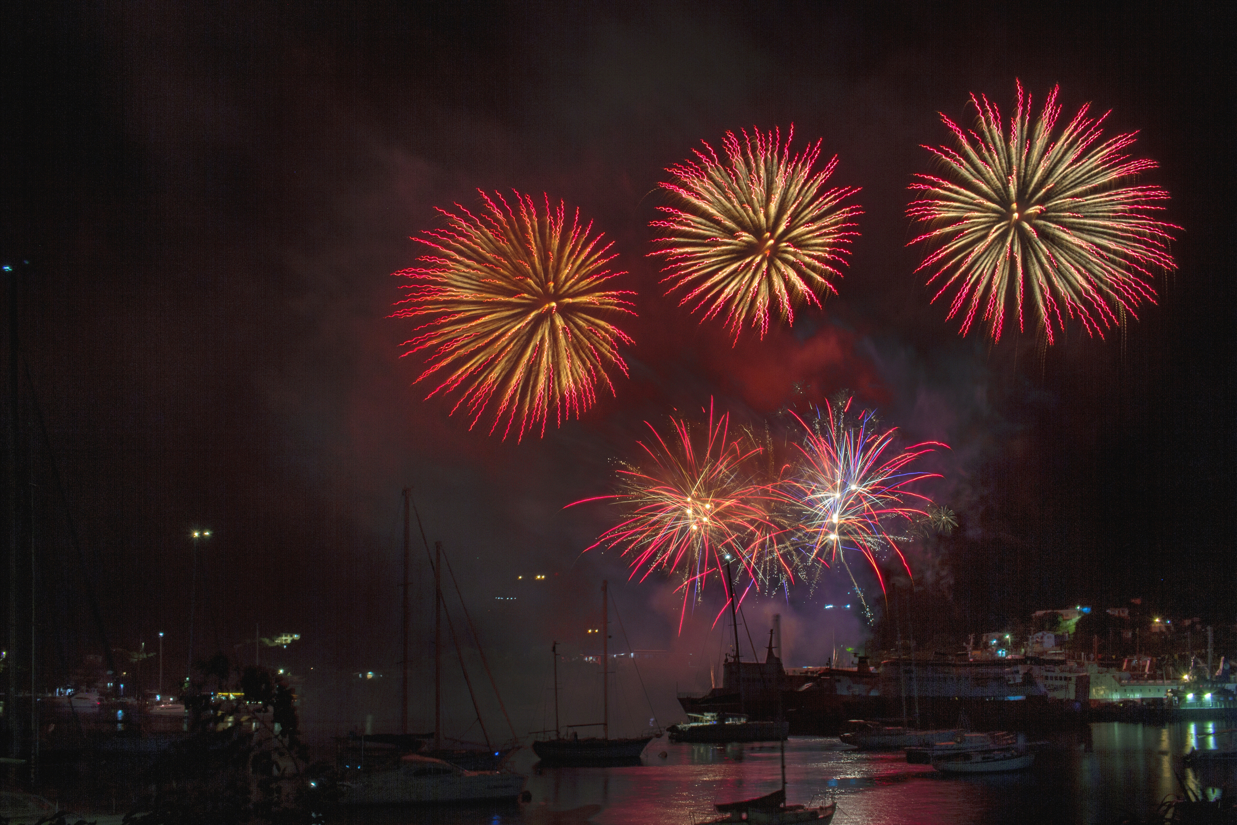 Bequia Fireworks 2024 Admiralty Bay